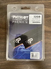 Patriot Signature Premium DDR4 16GB 2x8GB 2666MHz PC4-21300 UDIMM Kit