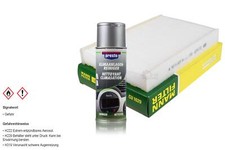 MANN-Innenraum-Filter+Klima-Reiniger für Nissan Juke F15 Pulsar Schrägheck C13
