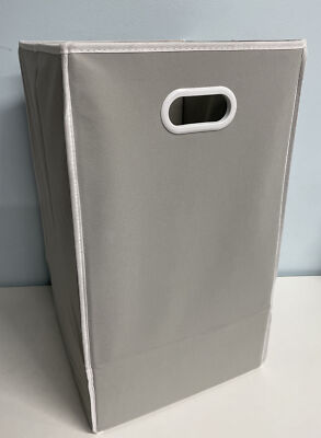 SimpleHouseware Foldable Closet Laundry Hamper Basket Grey 13''L x 13''W x 22.75