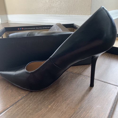 Anne Michelle Flora-01 Black Classic Pumps sz 10 - Picture 2 of 5