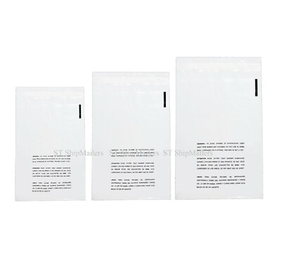 Clear Bags Suffocation Warning Self Seal Merchandise Bag 1.5 Mil -ST ShipMailers