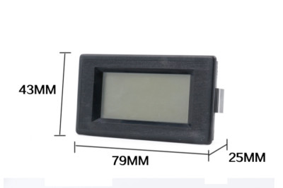 AC70-500V Mini Digital Voltmeter Voltage Panel Meter Blue AC Led Disp