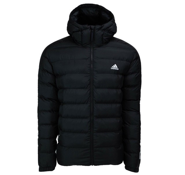 adidas badge of sport 3 stripe hooded tracksuit