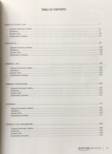 📚🆕⚖️**NEU** 2024~2025 Kaplan Bar MBE Praxis Fragen & Erklärungen ✅❤️ - Bild 3 von 4