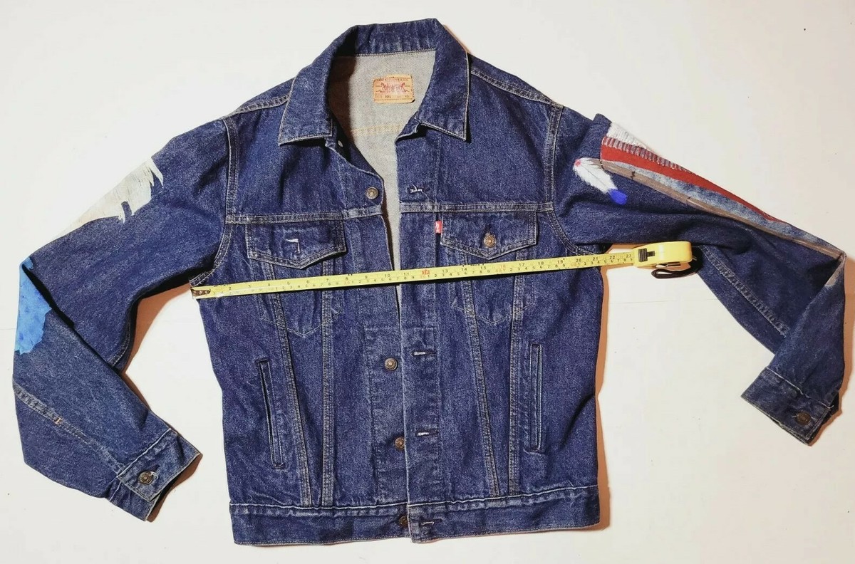 Vintage Levis Denim Trucker Jean Jacket Mens 40L MadeIn USA Vintage Levis Denim Trucker Jean Jacket Mens 40L MadeIn USA