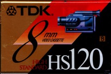 TDK 8mm Video Cassette 120 min P6-120HS