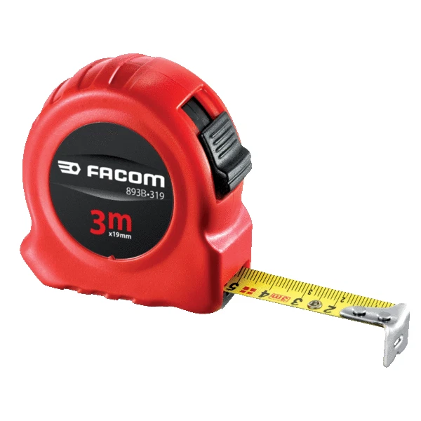Mètre ruban Facom 3 mètres x 19mm avec blocage - 893B.319 - Photo 3/3