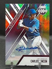 CARLOS RINCON 2017 ELITE EXTRA PURPLE AUTO #70/100 METS K0