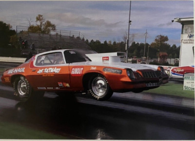 JOE SATMARY NHRA AHRA NOSTALGIA PRO STOCK DRAG RACING PHOTO CARD