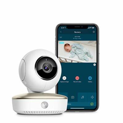 motorola Smart Nursery Cam Portable Wi-Fi Video Baby Monitor Camera MBP87Connect