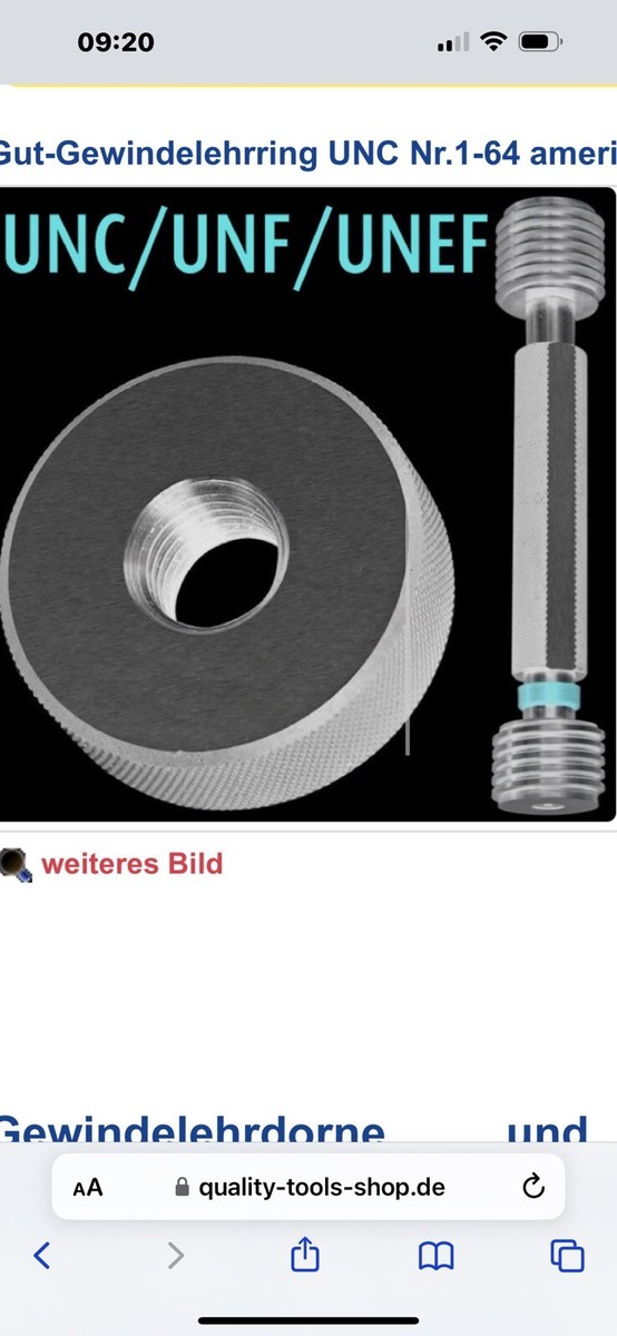 Gewindelehrdorn M 90 X 4,0 Mm – Feingewinde 6H Gutlehrdorn Nach DIN 13, NEU