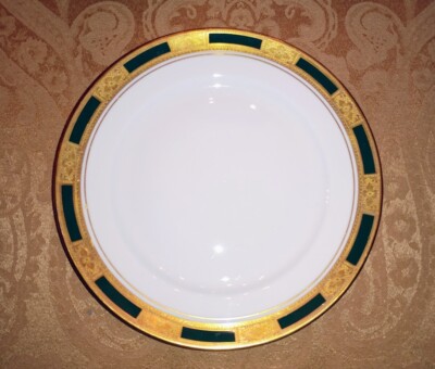 Aynsley Empress Laurel Green Bone China Salad or Dessert Plate