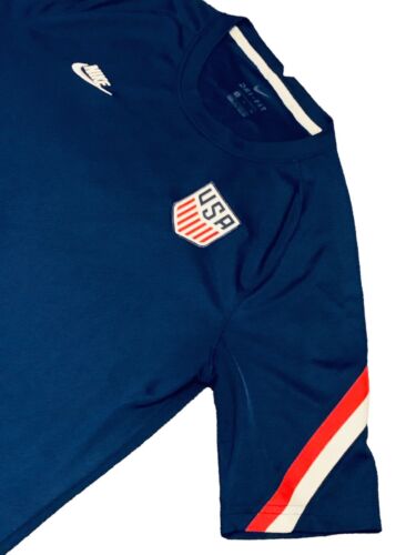 Nike USMNT USA Fußball Training Top Pre-Match Home Blau Trikot 2020 Herren Gr. S - Bild 2 von 4