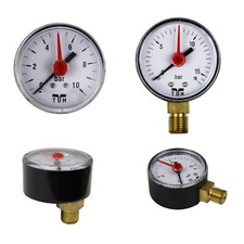 Manometer Vertical Horizontal Compressed Air And Water Vacuum &Oslash;DN50 1/4 "