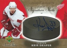 (HCW) 2006-07 Sweet Shot KRIS DRAPER $50 Auto Signature Shots/Saves *SSP 00184