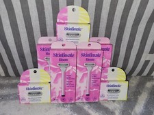 Lot of 5 Skintimate Bloom Women's Razors 3 packs Refill Cartridges, NEW in Pkg