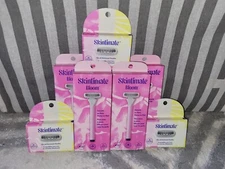 Lot of 5 Skintimate Bloom Women's Razors & 3 packs Refill Cartridges, NEW in Pkg