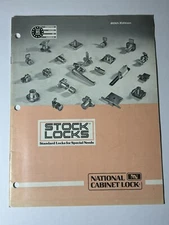 Vintage Locksmith Stock Locks National Cabinet Lock 20th Edition Catalog 4/1990
