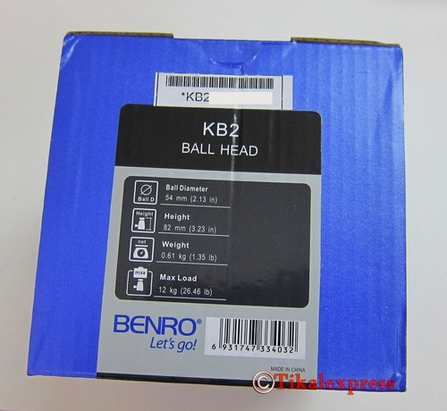 Benro KB2 Triple Action Ballhead - 5 year Warranty - photography equipment - Picture 2 of 4