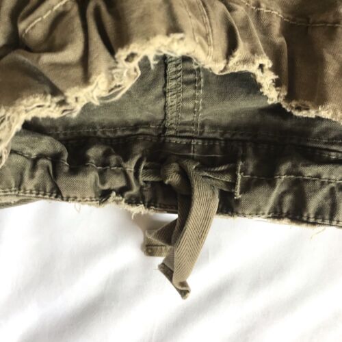 Vintage Abercrombie & Fitch Fallschirmjäger Cargo Shorts Herren 36 Khaki Grün 90s Y2K - Bild 15 von 17