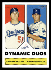 2006 Topps 52 Dynamic Duos Baseball Card #DD5 Jonathan Broxton/Chad Billingsley