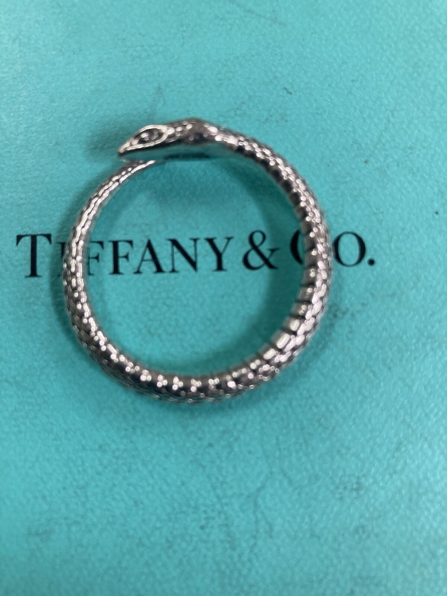 Tiffany & Co sterling silver Snake key ring 1971 keyring Tiffany & Co sterling silver Snake key ring 1971 keyring