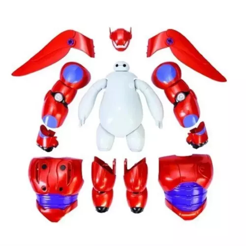 New Disney Big Hero Figurine 6 Baymax Action Figure Toy Model Big White Robot - Picture 3 of 7