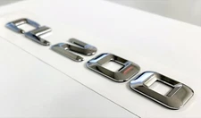 #1 CHROME CL200 REPLACEMENT FOR MERCEDES REAR TRUNK EMBLEM BADGE NAMEPLATE DECAL