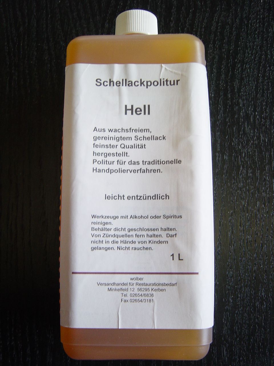 Schellackpolitur