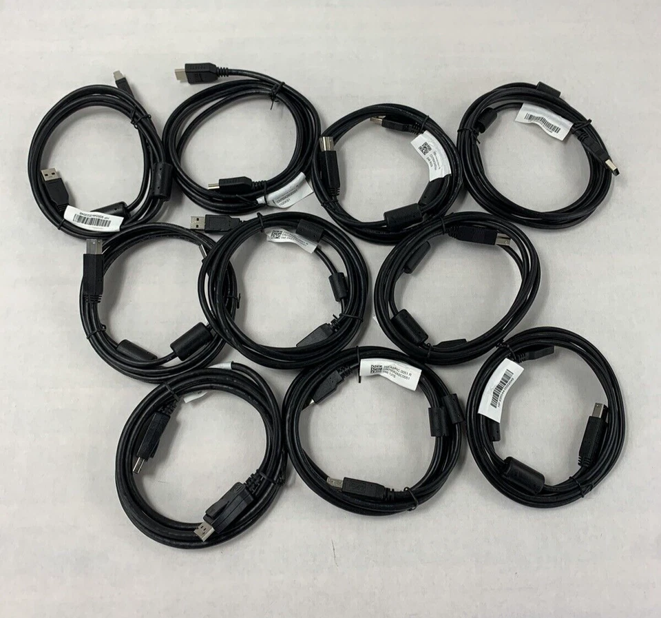 Lot 10 HP 935544-001 HP Printer Cable – USB3.0 AM-BM 1.8M 750.A2A0C.0051 R - Image 2 of 4