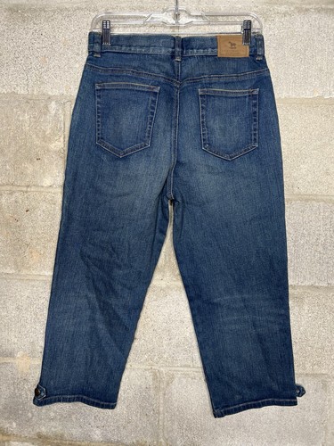 Lauren Jeans Co Ralph Lauren Cape Grace Safari Wash Denim elasticizzato taglia 6 nuovo con etichette - Foto 6 di 8