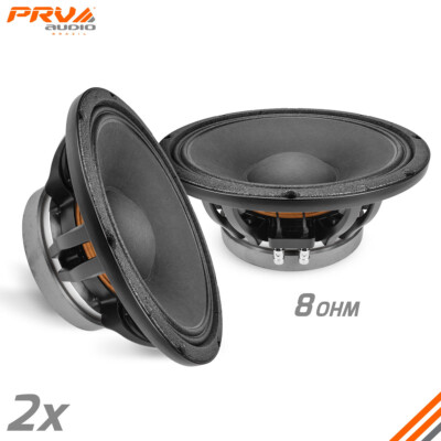 2x PRV Audio 12'' Midrange PRO Audio Speakers 12MR1000 PRO 2000 Watts 8 Ohm