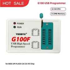 G100 32-bit CPU Programmer for BIOS SPI 24/25/95 Chip 512MB USB2.0 #A6-29
