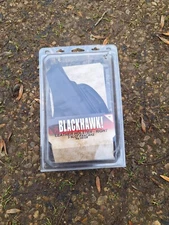 Blackhawk! Leather Holster Right. 3 Slot Pancake