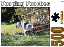 Pooping Pooches Gag Gift Jigsaw Puzzle