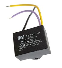 0.5uF + 1uF CBB61 motor fan start capacitor BM 3 wire, 450V max-UKsellr ref:p979