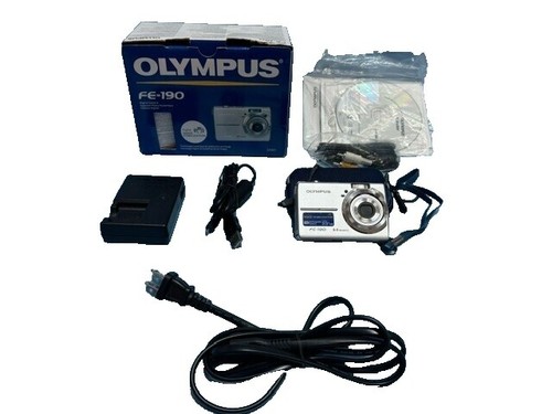 Olympus FE-190 Digital Compact Camera | Read Description | Free