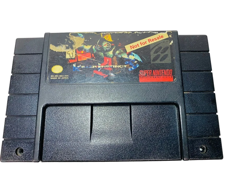 Cartucho Killer Instinct NO PARA REVENTA DEMO Super Nintendo SNES Quiosco NFR NES Foto 3 de 4