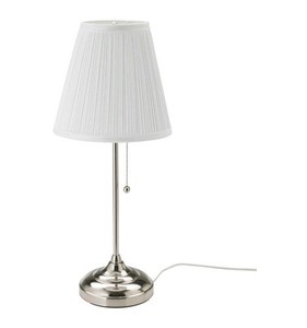 Dettagli Su Ikea Nuova Tabella Arstid Lampada Da Tavolo Nichel Placcato Interruttore A Strappo Altezza 55cm Offerta Mostra Il Titolo Originale