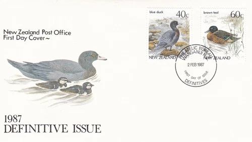 New Zealand 1987 Birds FDC Bureau cancel Unaddressed VGC