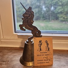  Rearing Brass  Unicorn Mythical Vintage 6 En...