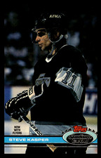 1991-92 Stadium Club Steve Kasper #139 Philadelphia Flyers NHL Hockey Base Set 