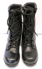 Botas de Combate Altama Vintage Cuero Negro 4 R, Hechas en EE. UU., Ro Search Jump