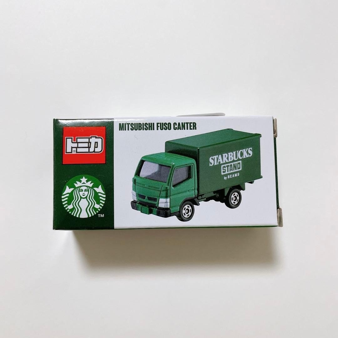 STARBUCKS STAND by BEAMS Tomica Mitsubishi Fuso Canter Mini Truck