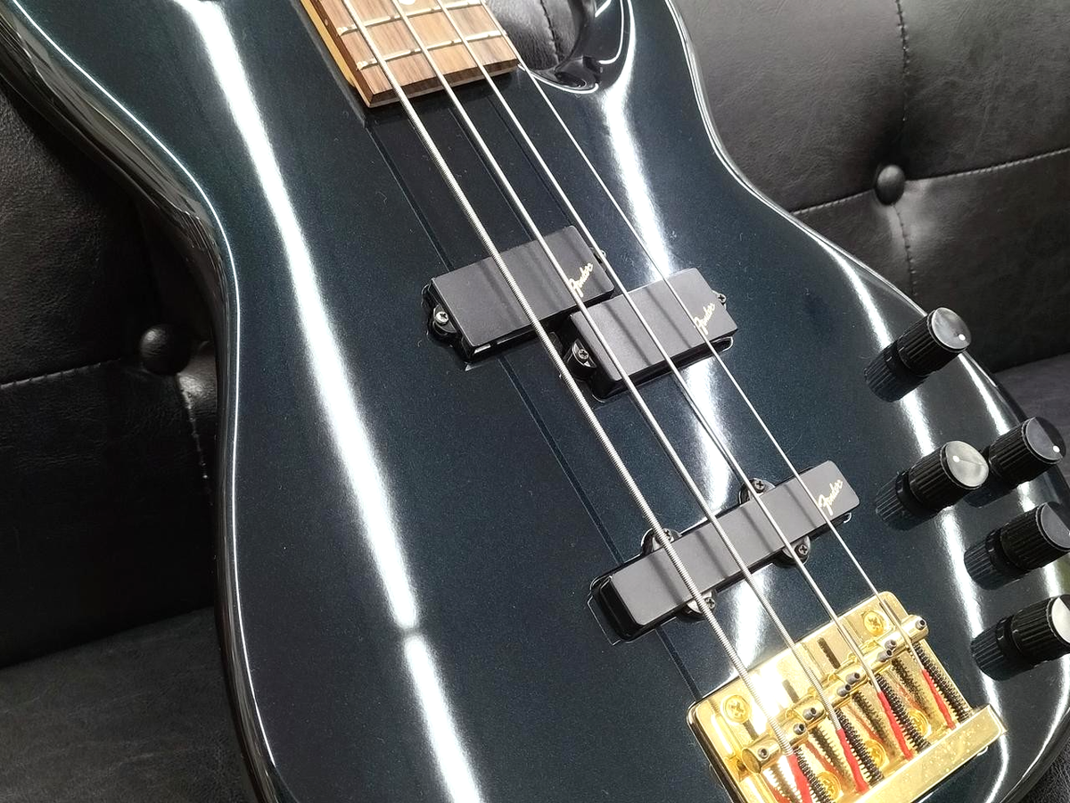 Fender Japan Precision Bass PJR-70 Metallic Black P/J Made in
