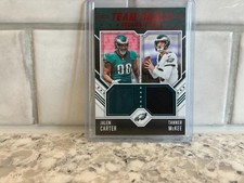 2023 Rookies & Stars FB - Team Duals Rookie Patches - Tanner McKee  Jalen Carter