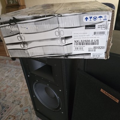 Klipsch Forte II speakers  with Crown XLS 2500 2-Channel Class D  amp 