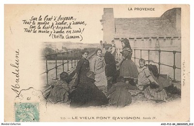 AVOP12-0737-84 - Le vieux pont d'AVIGNON - La provence