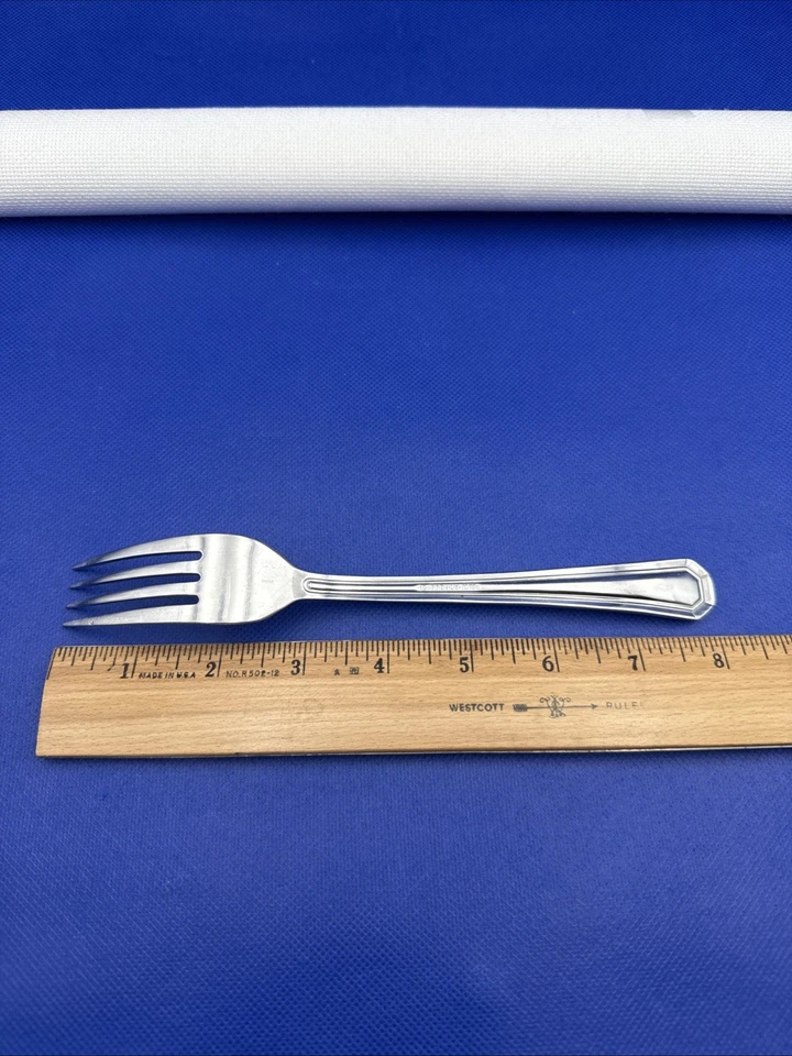 Tenedor de cena de acero inoxidable Gorham FAIRVIEW brillante cubiertos 18/10 Foto 4 de 4