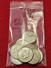 Picker's Delight $5 FV CIRC 40% SILVER MIXED DATE KENNEDY HALF DOLLARS #T1525